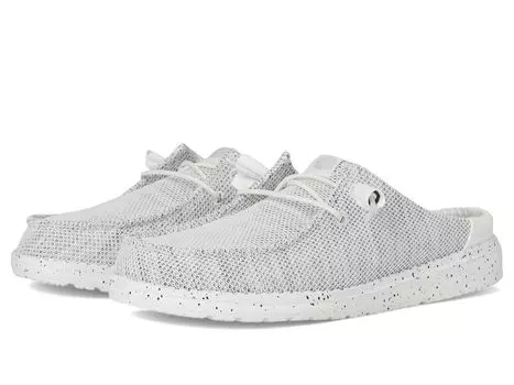 Мюли Hey Dude Wendy Slip Stretch Sox, цвет Stone White