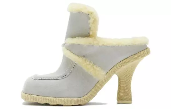 Мюли Highland 90 мм из замши Burberry