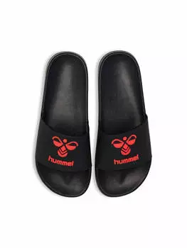 Мюли Hummel Badelatschen Hml Erwachsene, цвет BLACK/CHINESE RED