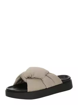 Мюли INUIKII, серо-коричневый