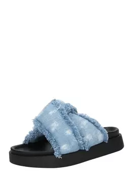 Мюли INUIKII, синий деним