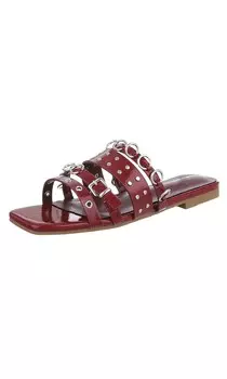 Мюли Ital-Design, красный