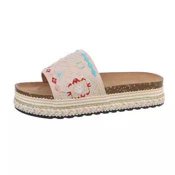 Мюли Ital Design Sandale & Sandalette, бежевый