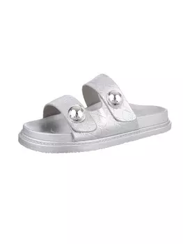 Мюли Ital-Design, серебряный