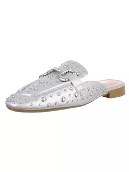 Мюли Ital-Design, серебряный