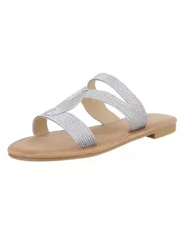 Мюли Ital-Design, серебряный