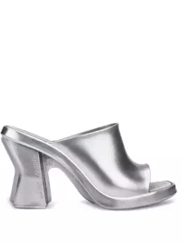 Мюли из коллаборации с Melissa MARC JACOBS, серебяный