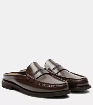 Мули из кожи Monili Brunello Cucinelli, Testa Moro
