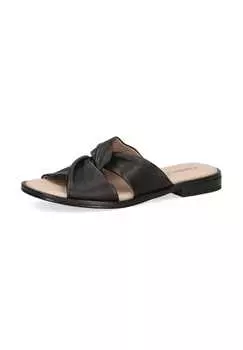 Мюли из кожи наппа Caprice, черный