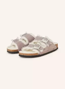 Мюли из овчины Arizona Birkenstock, фиолетовый