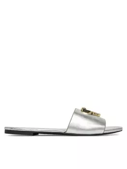 Мюли JA28161G0MIF090B Love Moschino, серебряный