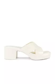 Мюли Jeffrey Campbell Bubblegum, цвет Cream Shiny