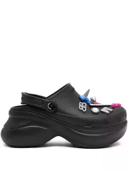 Мюли Jibbitz из коллаборации с Crocs BALENCIAGA, черный