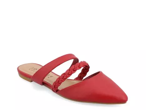 Мюли Journee Collection из искуственной кожи, красный
