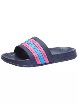 Мюли K-Slide Stripe Kangaroos, цвет dunkelblau/pink