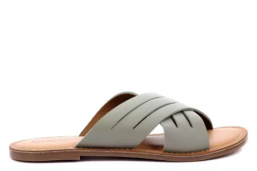 Мюли Kick Day на плоской подошве Kickers, серый