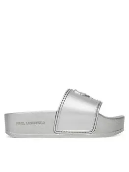 Мюли Kondo Maxi KL80819M Karl Lagerfeld, серебряный