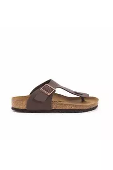 Мюли - Коричневые - Плоские Birkenstock, коричневый