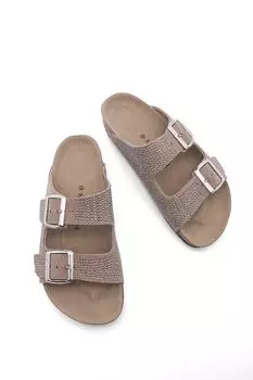 Мюли - Коричневые - Плоские Marjin, коричневый