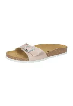 Мюли, кожаная стелька, глубокая стелька, женские Manguun, цвет Rose