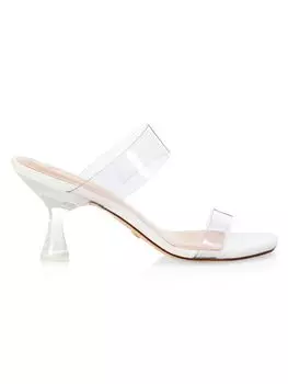 мюли Kristal из ПВХ Stuart Weitzman, цвет Light Pink