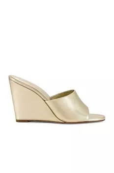 Мюли Larroude Jackie, цвет Metallic Platina