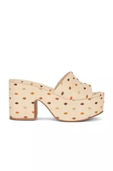 Мюли Larroude Miso, цвет Natural