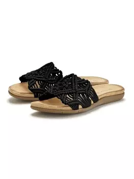 Мюли LASCANA Pantolette, черный