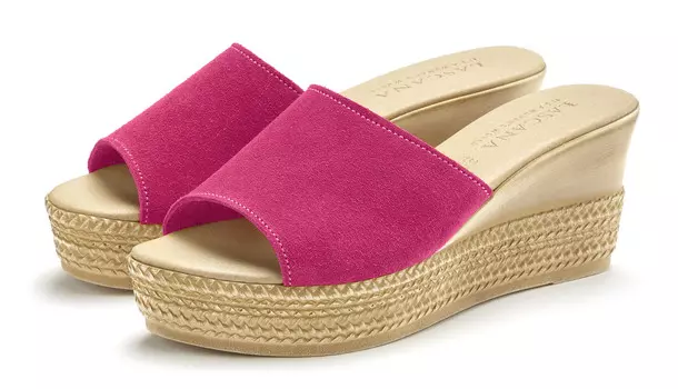 Мюли LASCANA Pantolette, фуксия