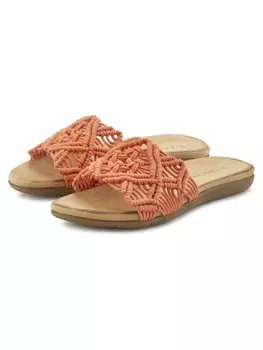 Мюли LASCANA Pantolette, оранжевый