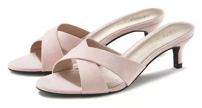 Мюли LASCANA Pantolette, розовый