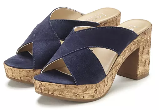 Мюли LASCANA Pantolette, синий