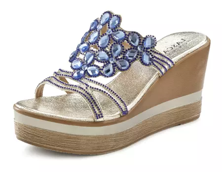 Мюли LASCANA Pantolette, синий