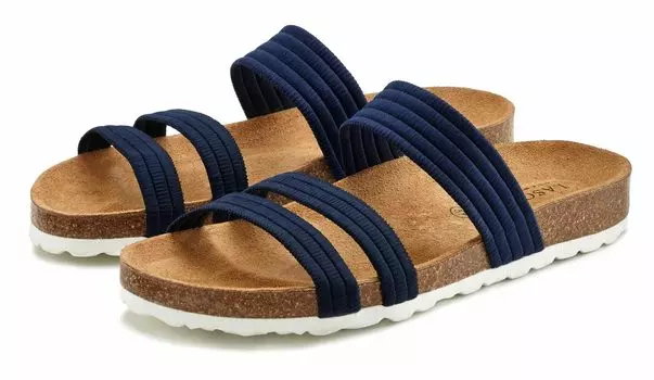 Мюли LASCANA Pantolette, синий