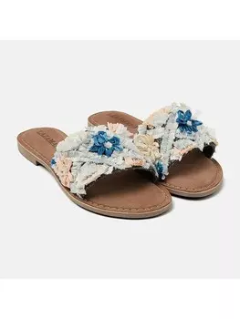 Мюли Lazamani, цвет bunt/schwarz