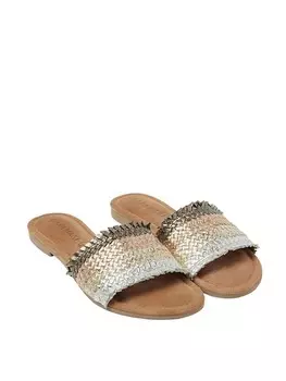 Мюли Lazamani Leder, цвет gold/silber