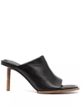 Мюли Les Mules Rond Carr JACQUEMUS, черный