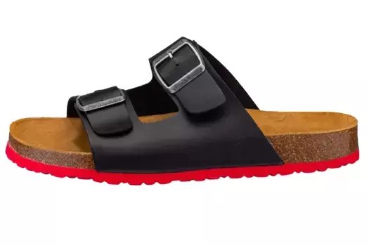 Мюли Lico "Male Bioline Concrete", черный