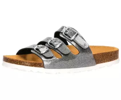 Мюли Lico "Мужской Bioline Kids Glitter", серебристый