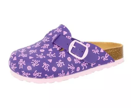 Мюли Lico Pantolette Bioline Clog Kids, фиолетовый