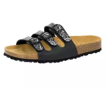 Мюли Lico Pantolette Bioline Flower, черный