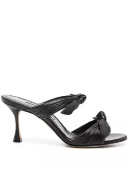 Мюли Lollo 85 Manolo Blahnik, черный