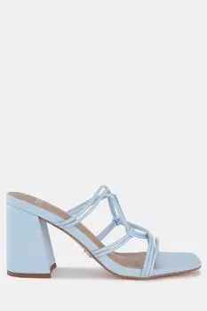 Мюли LUCKIE WIDE FIT на блочном каблуке Novo, синий