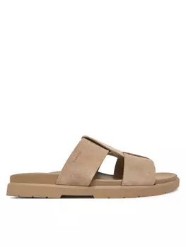 Мюли Lug Sandal Double T Su HM0HM01800 Calvin Klein, коричневый