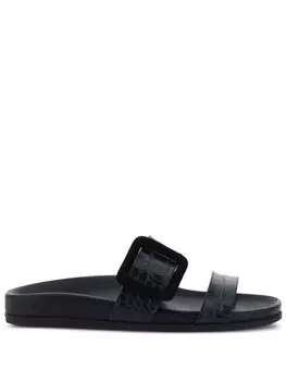 Мюли Майфу Manolo Blahnik, черный