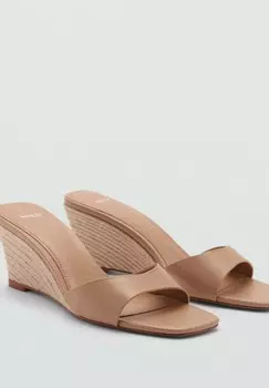 Мюли Mango, бежевый