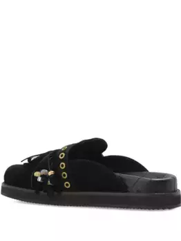 Мюли Mayfair с бахромой Kurt Geiger London, черный