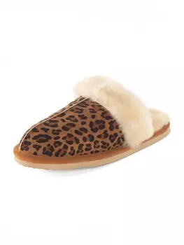 Мюли Minnetonka Leopard, коричневый