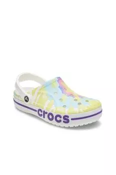 Мюли - Многоцветный - На плоской подошве Crocs, разноцветный