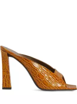Мюли Mya 90 Giuseppe Zanotti, оранжевый